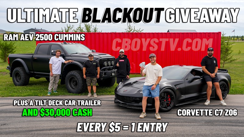 2022 Ram 2500 Prospector XL + 2016 Chevrolet Corvette Z06