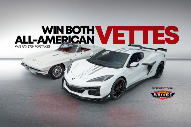 2026 Chevrolet Corvette Z06 Stars and Steel Limited Edition + 1965 Chevrolet Corvette Sting Ray Convertible